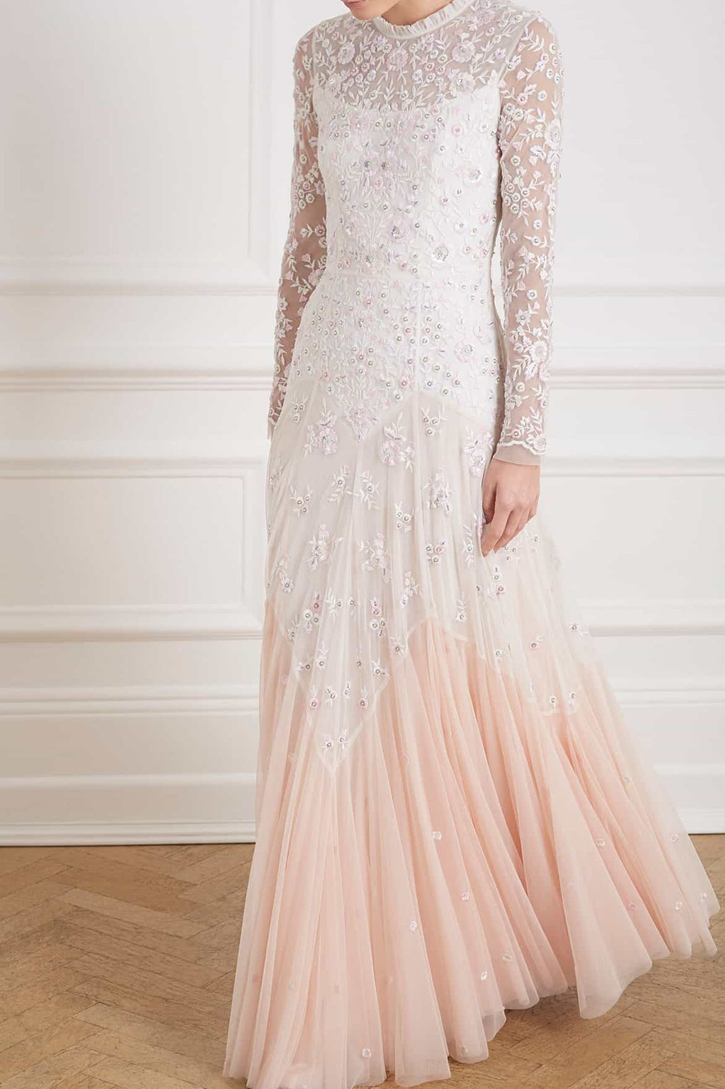 Pearl Rose Bridal Gown – Pink | Needle ...
